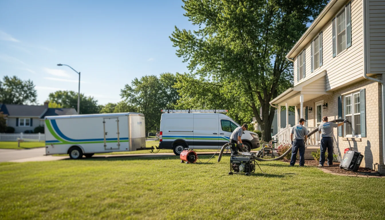 Flooded Basement Restoration And Cleanup With Repair in Roseville, MI near me